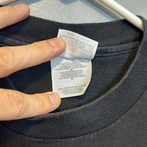 VTG garth brooks world tour international black round neck tshirt short sleeve - Picture 7 of 9